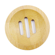 Load image into Gallery viewer, Wooden Natural Bamboo Soap Dishes Tray Holder Storage Soap Rack Plate Box Container Portable Bathroom Soap Dish Storage Box