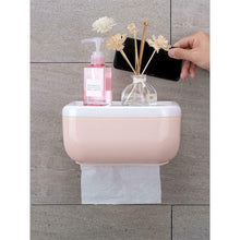 Load image into Gallery viewer, 3Colors Toilet Paper Roll Holder Bathroom Tissue Box Dispenser Waterproof Easy Install